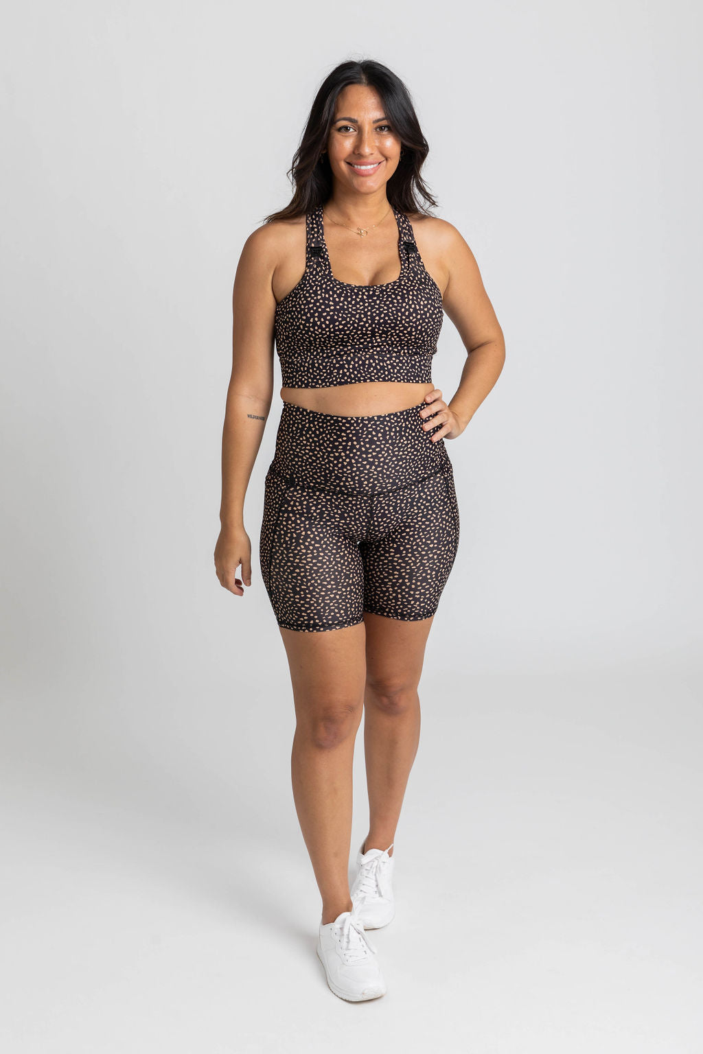 LUXE HIGH RISE SHORT - SPOTTY