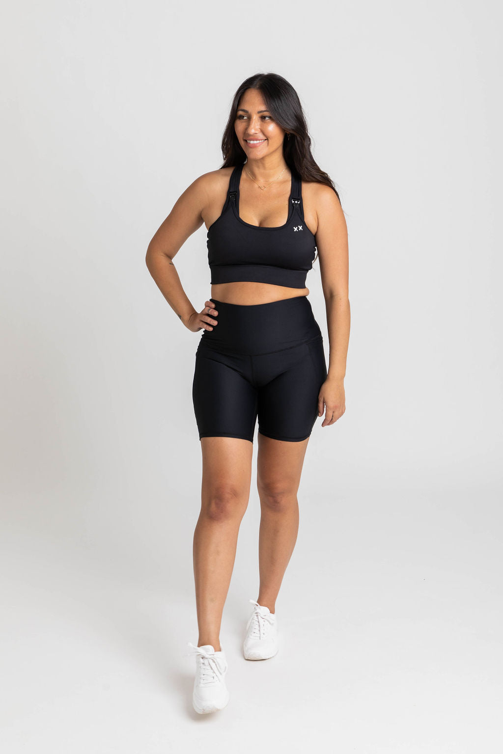 LUXE HIGH RISE SHORT - BLACK