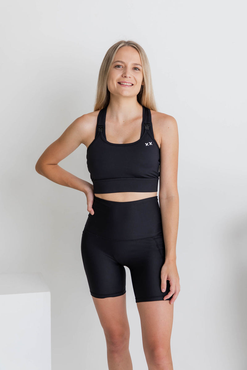 THE EVERYDAY HIGH RISE SHORT - BLACK