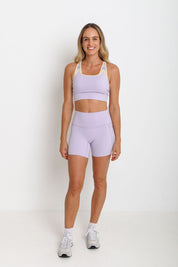 Nursing Sports Bra - "The Ultimate" Maximum Support + Max Coverage - Violet Sky