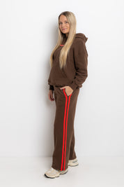 The Mum Life Track Pant - Cocoa