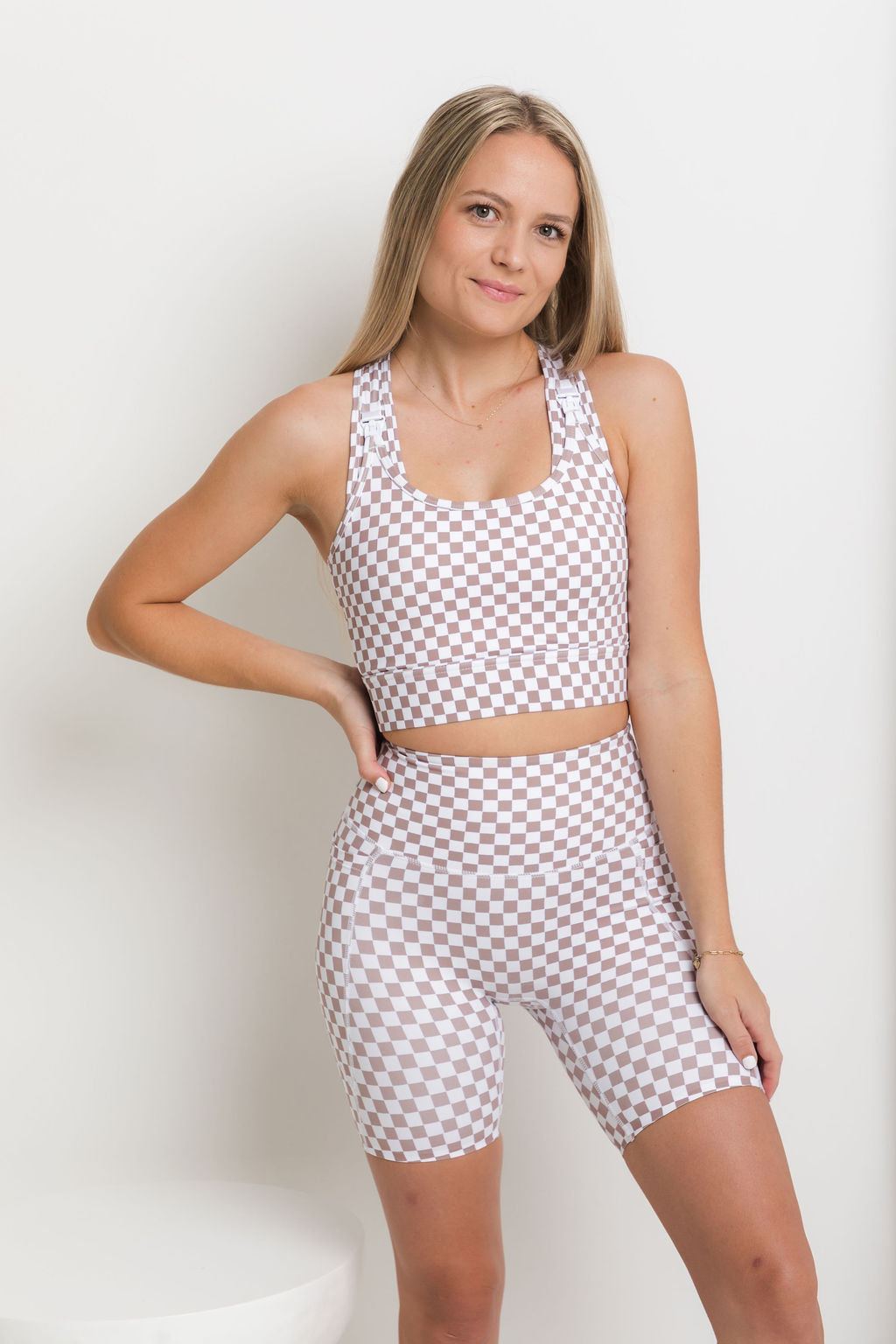 Nursing Sports Bra - High Velocity Maximum Support - Cappuccino