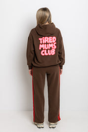 The Mum Life Track Pant - Cocoa