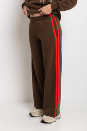 The Mum Life Track Pant - Cocoa