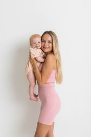 Nursing Sports Bra - High Velocity Maximum Support - Dusty Pink