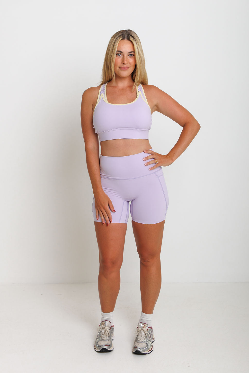 Nursing Sports Bra - High Velocity Maximum Support - Violet Sky