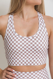 She Moves - Maximum Support Sports Bra - Cappuccino