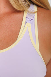 Nursing Sports Bra - High Velocity Maximum Support - Violet Sky