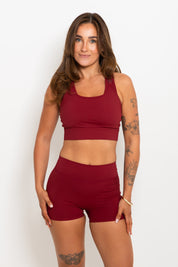 The Sculpt Short - Berry