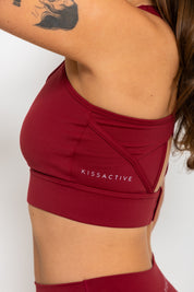 Nursing Sports Bra - High Velocity Maximum Support - Berry