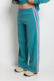 The Mum Life Track Pant - Teal