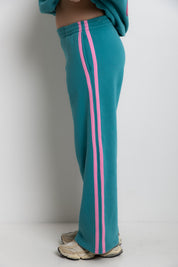 The Mum Life Track Pant - Teal