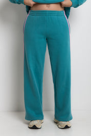 The Mum Life Track Pant - Teal