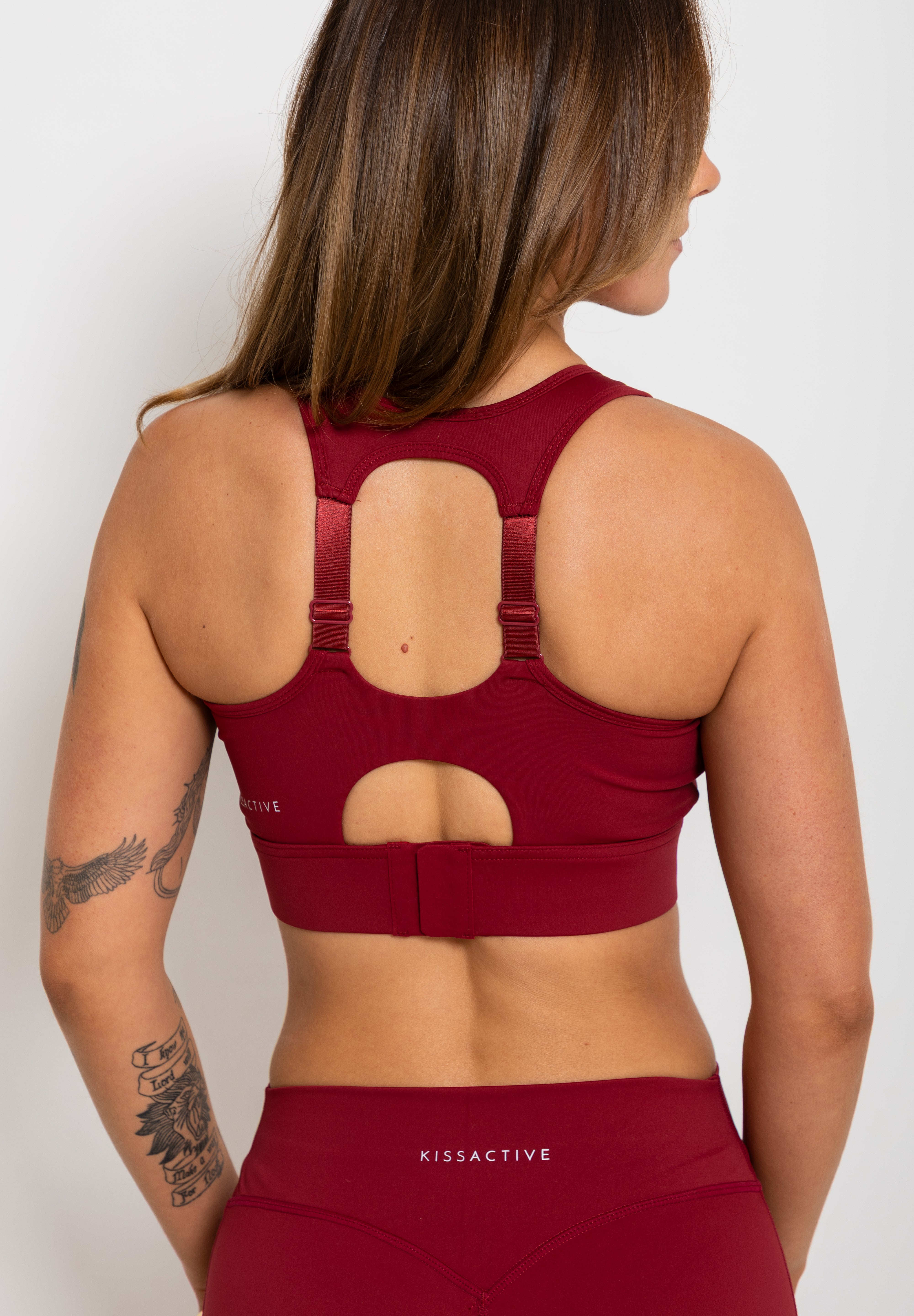 Nursing Sports Bra - "The Ultimate" Maximum Support + Max Coverage - Berry