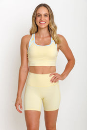 Nursing Sports Bra - "The Ultimate" Maximum Support + Max Coverage - Sunny Days