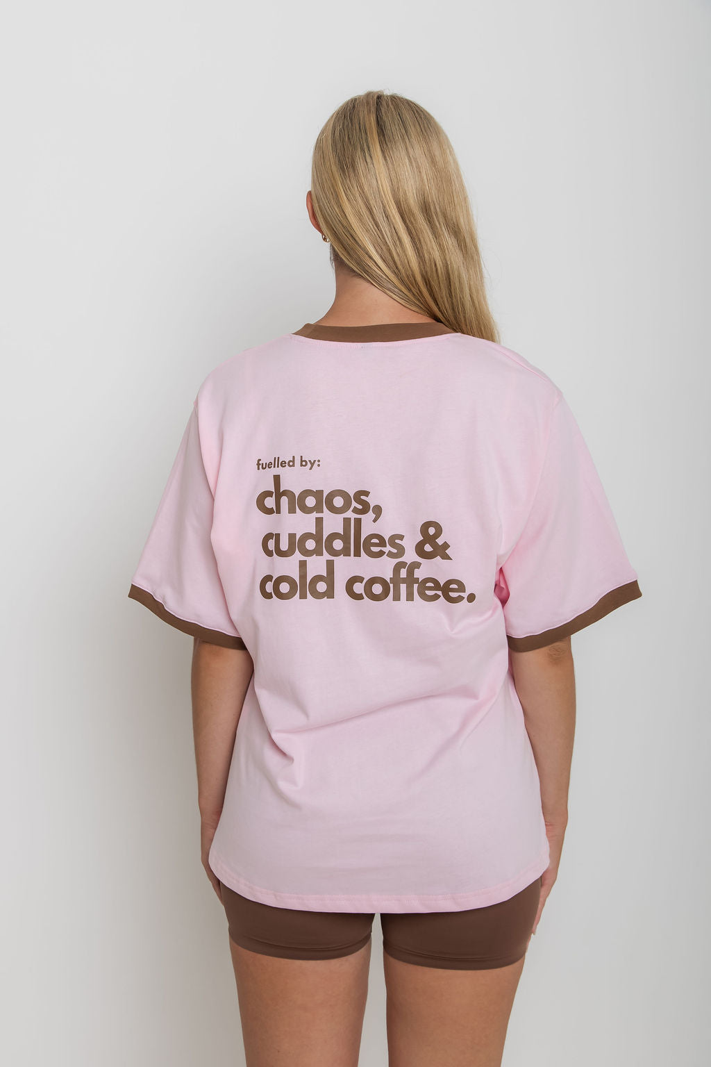 The Mum Life Tee - "Fuelled By Chaos, Cuddles & Cold Coffee"