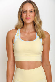 Nursing Sports Bra - "The Ultimate" Maximum Support + Max Coverage - Sunny Days