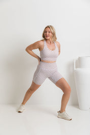 She Moves - Maximum Support Sports Bra - Cappuccino