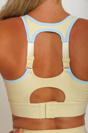 Nursing Sports Bra - "The Ultimate" Maximum Support + Max Coverage - Sunny Days