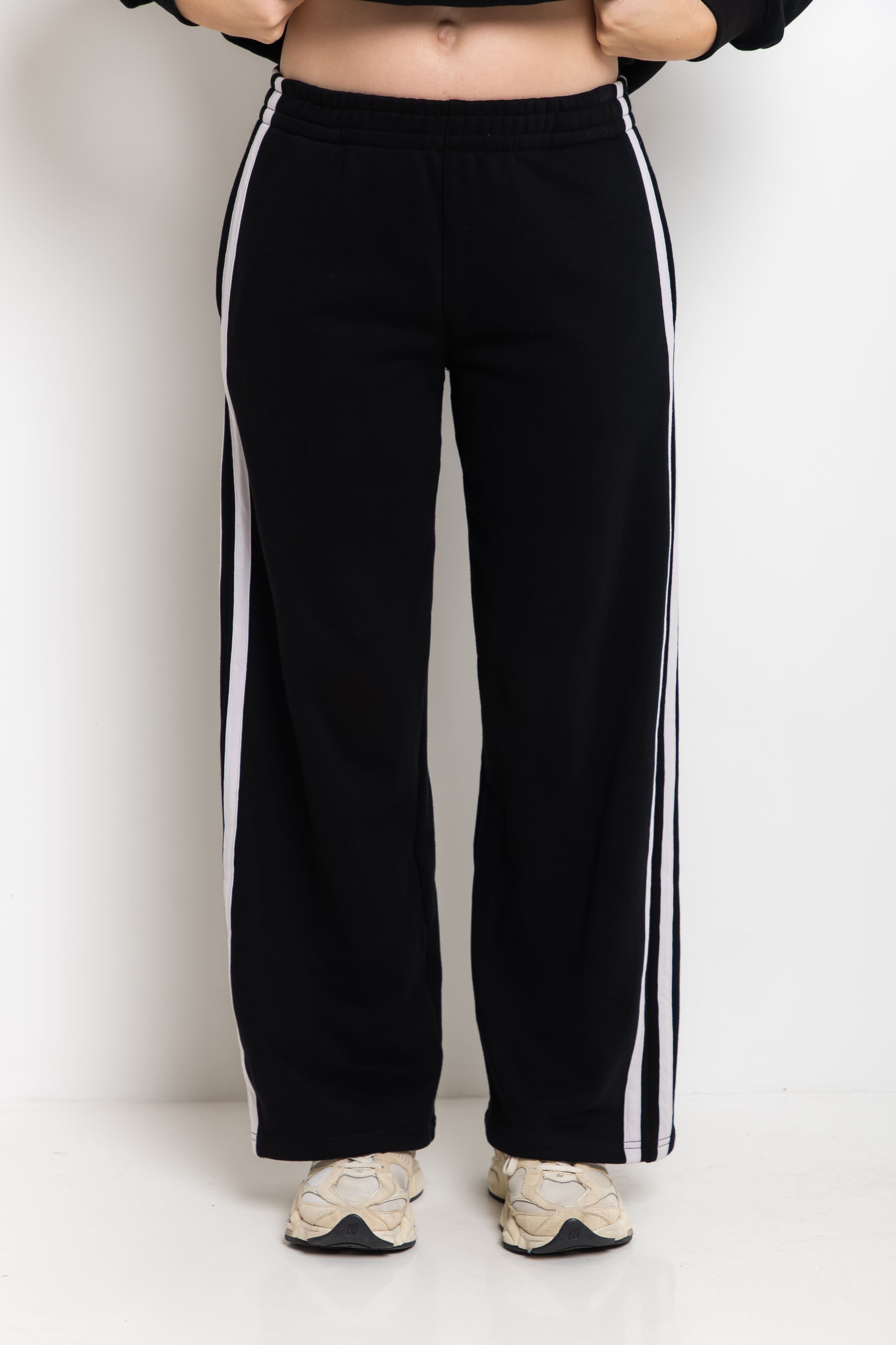 The Mum Life Track Pant - Black