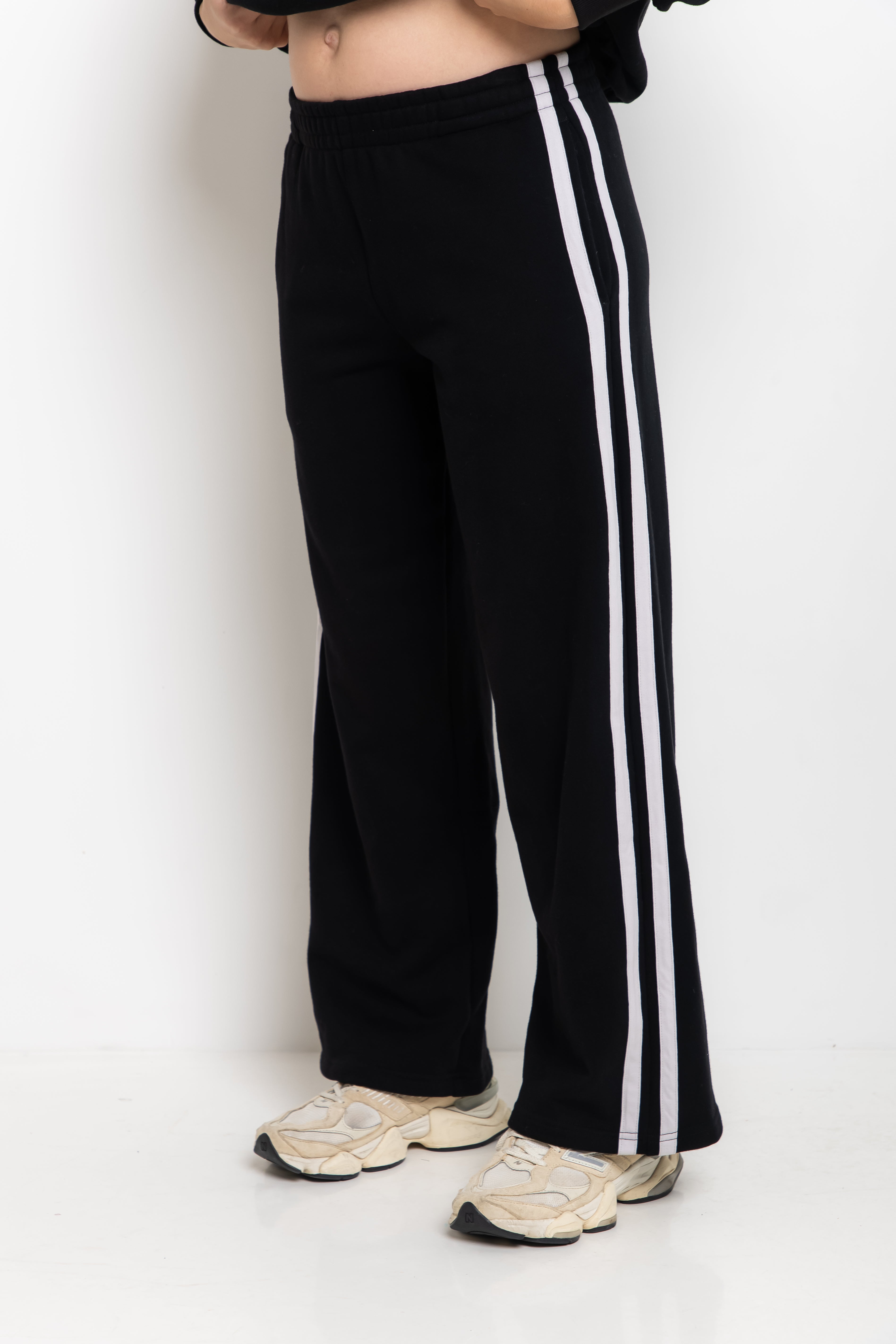 The Mum Life Track Pant - Black
