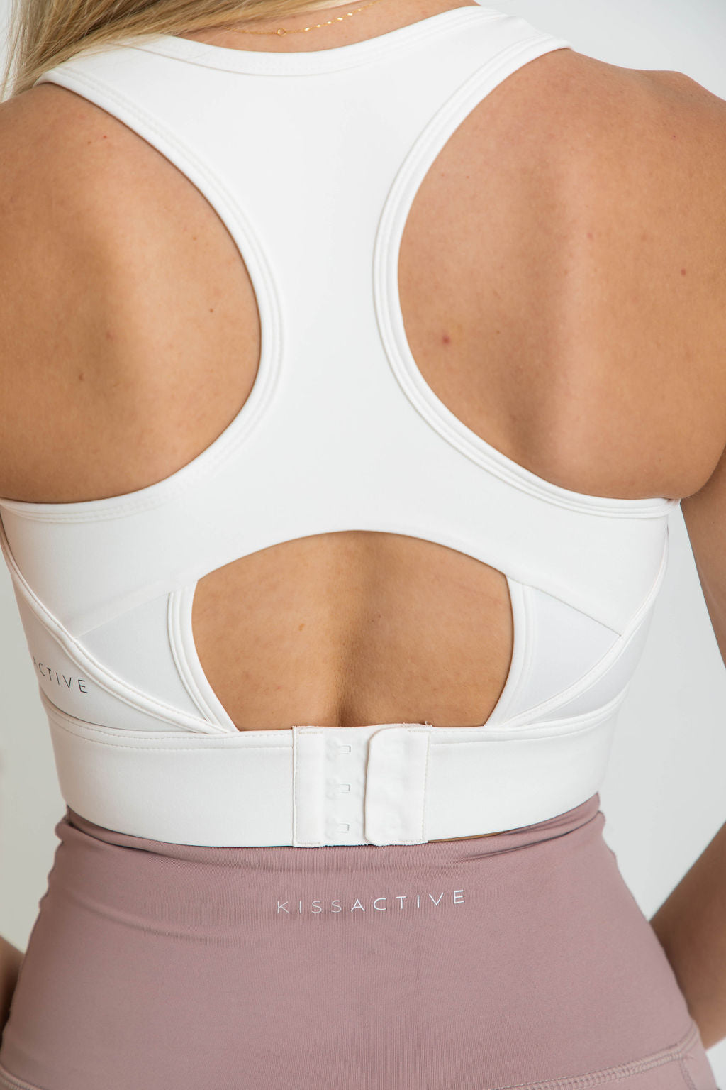 Nursing Sports Bra - High Velocity Maximum Support - Off White