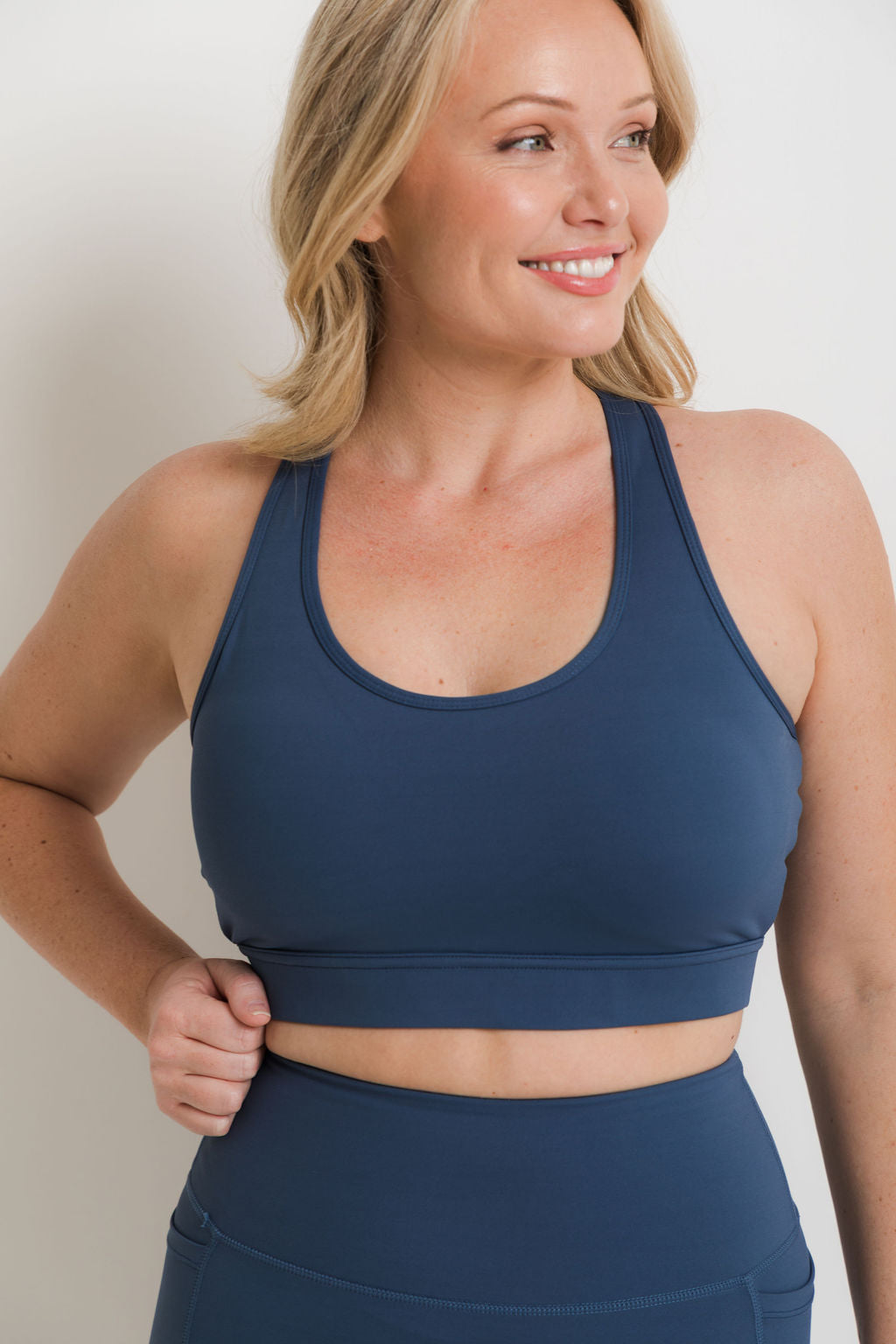 She Moves - Maximum Support Sports Bra - Slate