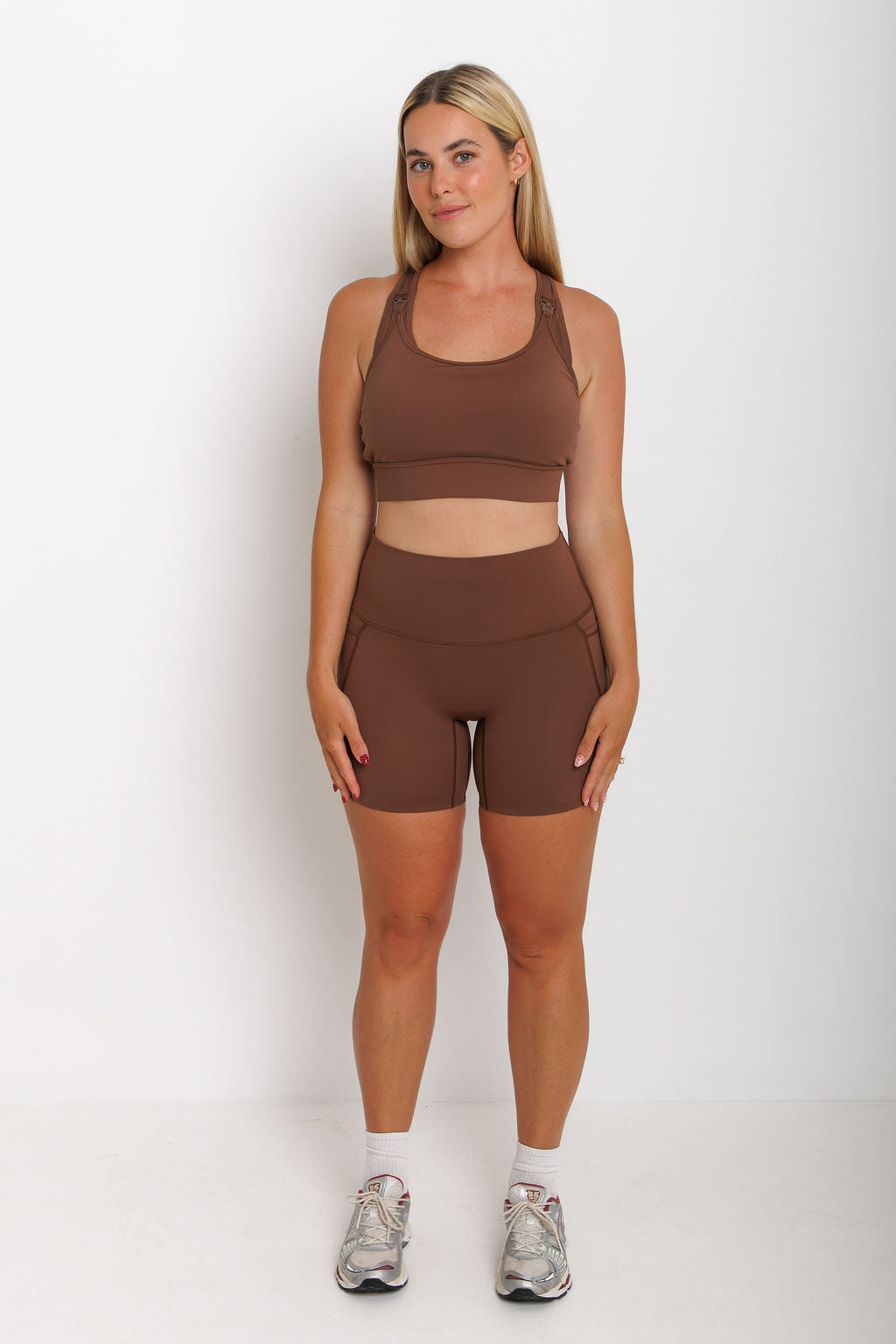 Nursing Sports Bra - High Velocity Maximum Support - Hot Chocolate