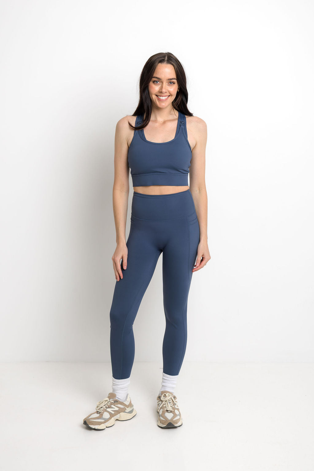 The Hold Tight Full Length Tight - Slate