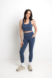 The Hold Tight Full Length Tight - Slate