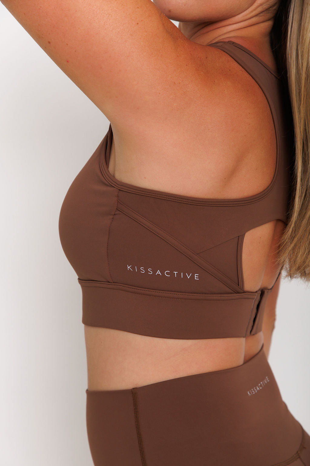 Nursing Sports Bra - High Velocity Maximum Support - Hot Chocolate