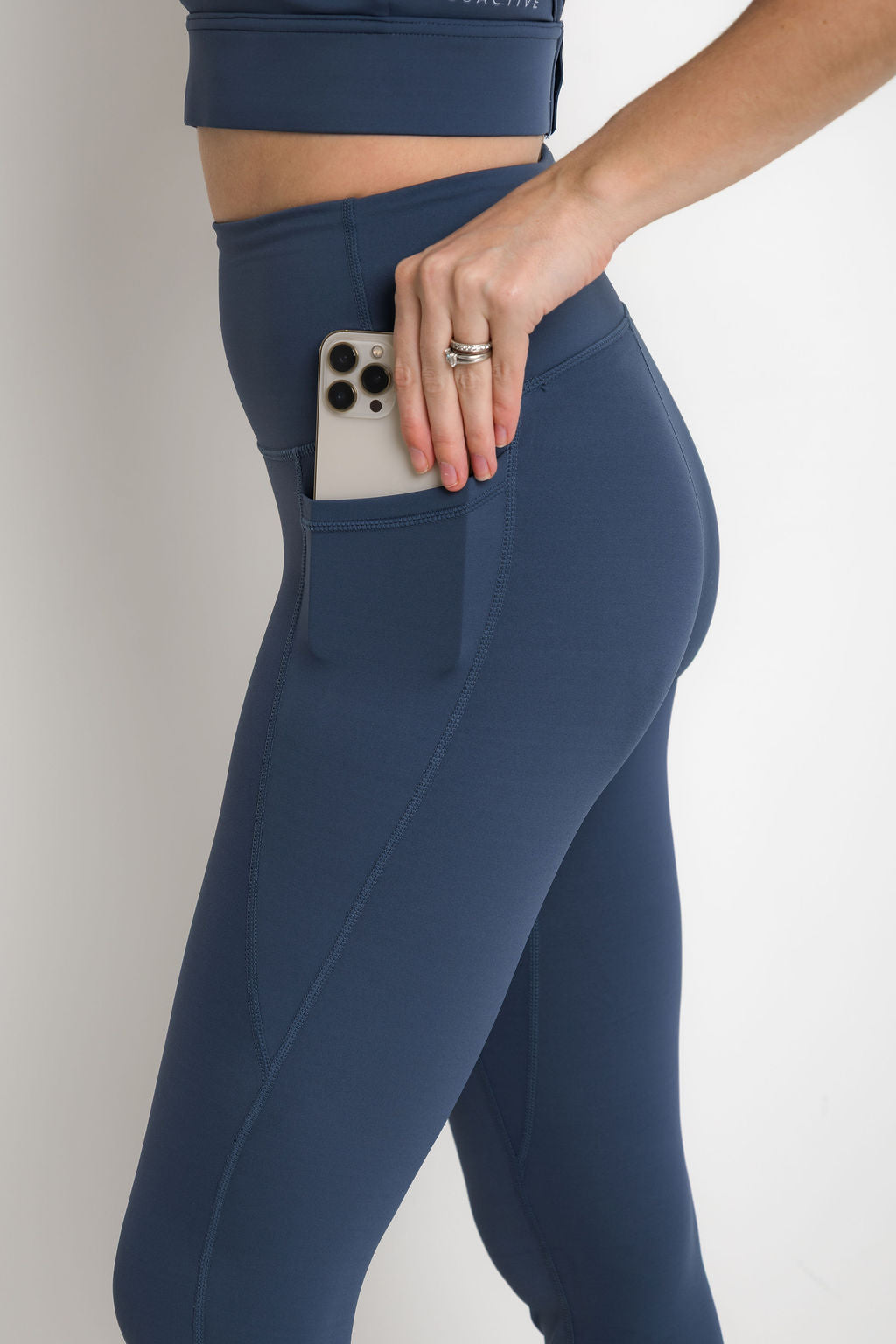 The Hold Tight Full Length Tight - Slate