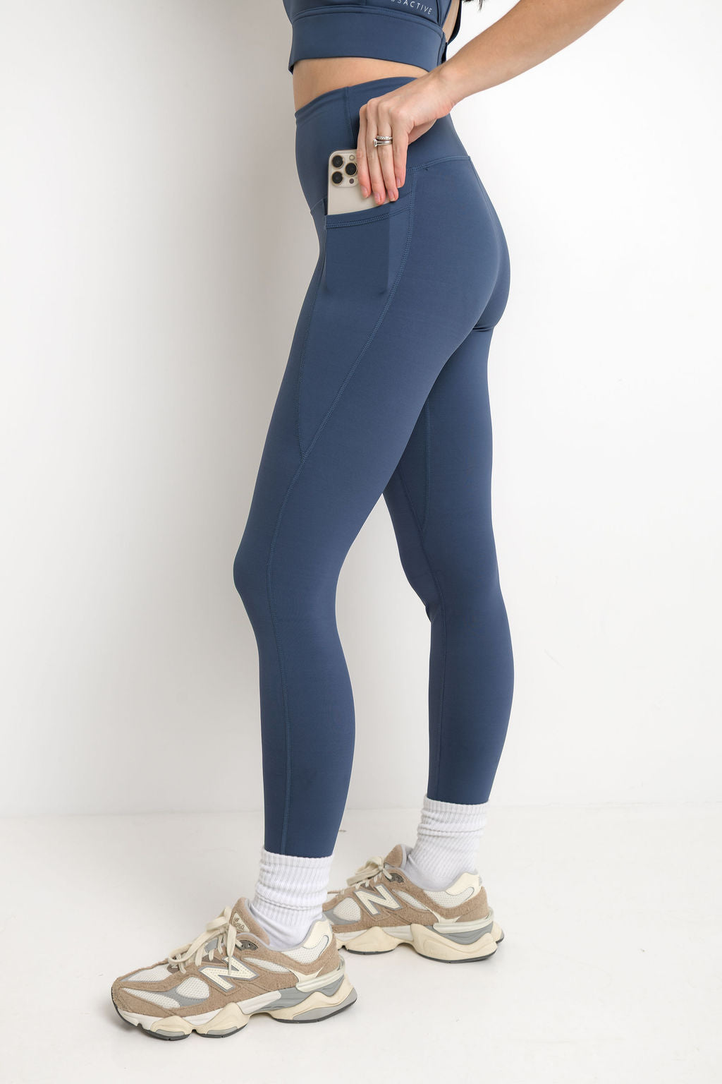 The Hold Tight Full Length Tight - Slate