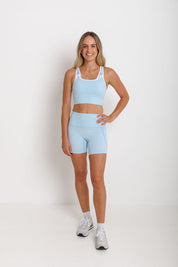 Nursing Sports Bra - "The Ultimate" Maximum Support + Max Coverage - Cool Breeze