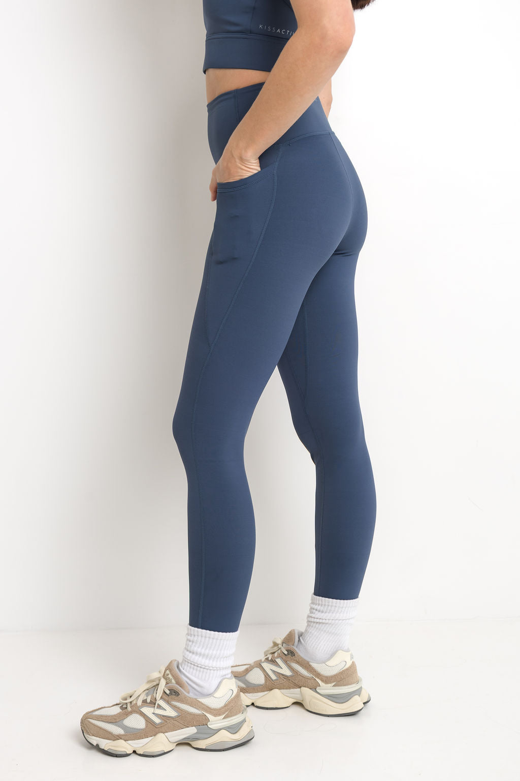 The Hold Tight Full Length Tight - Slate