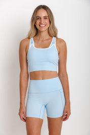 Nursing Sports Bra - "The Ultimate" Maximum Support + Max Coverage - Cool Breeze