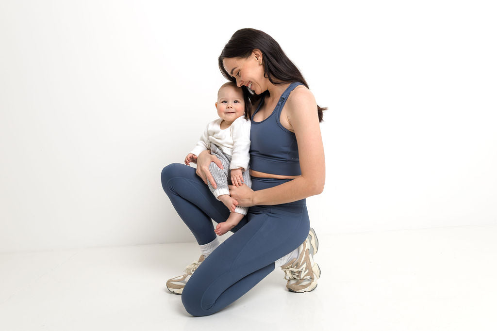 The Hold Tight Full Length Tight - Slate