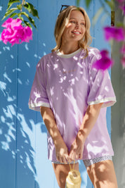 The Mum Life Tee - "Sleep Deprived..." Lilac