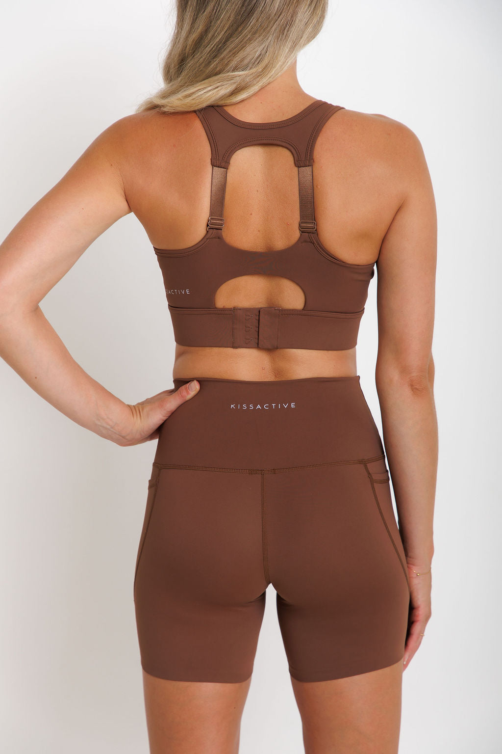 Nursing Sports Bra - "The Ultimate" Maximum Support + Max Coverage - Hot Chocolate