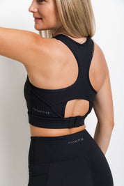 She Moves - Maximum Support Sports Bra - Black