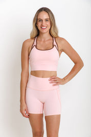 Nursing Sports Bra - "The Ultimate" Maximum Support + Max Coverage - Strawberry Swirl