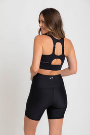 Nursing Sports Bra - "The Ultimate" Maximum Support + Max Coverage - Black