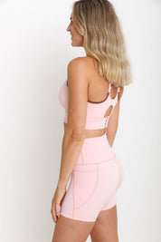 Nursing Sports Bra - "The Ultimate" Maximum Support + Max Coverage - Strawberry Swirl