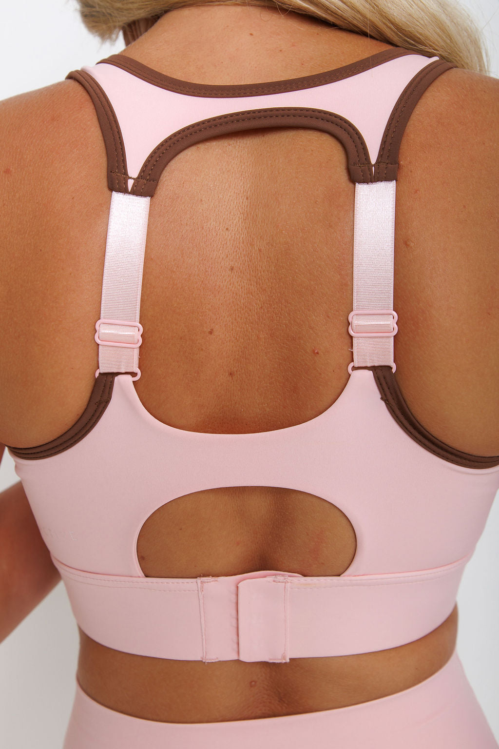 Nursing Sports Bra - "The Ultimate" Maximum Support + Max Coverage - Strawberry Swirl