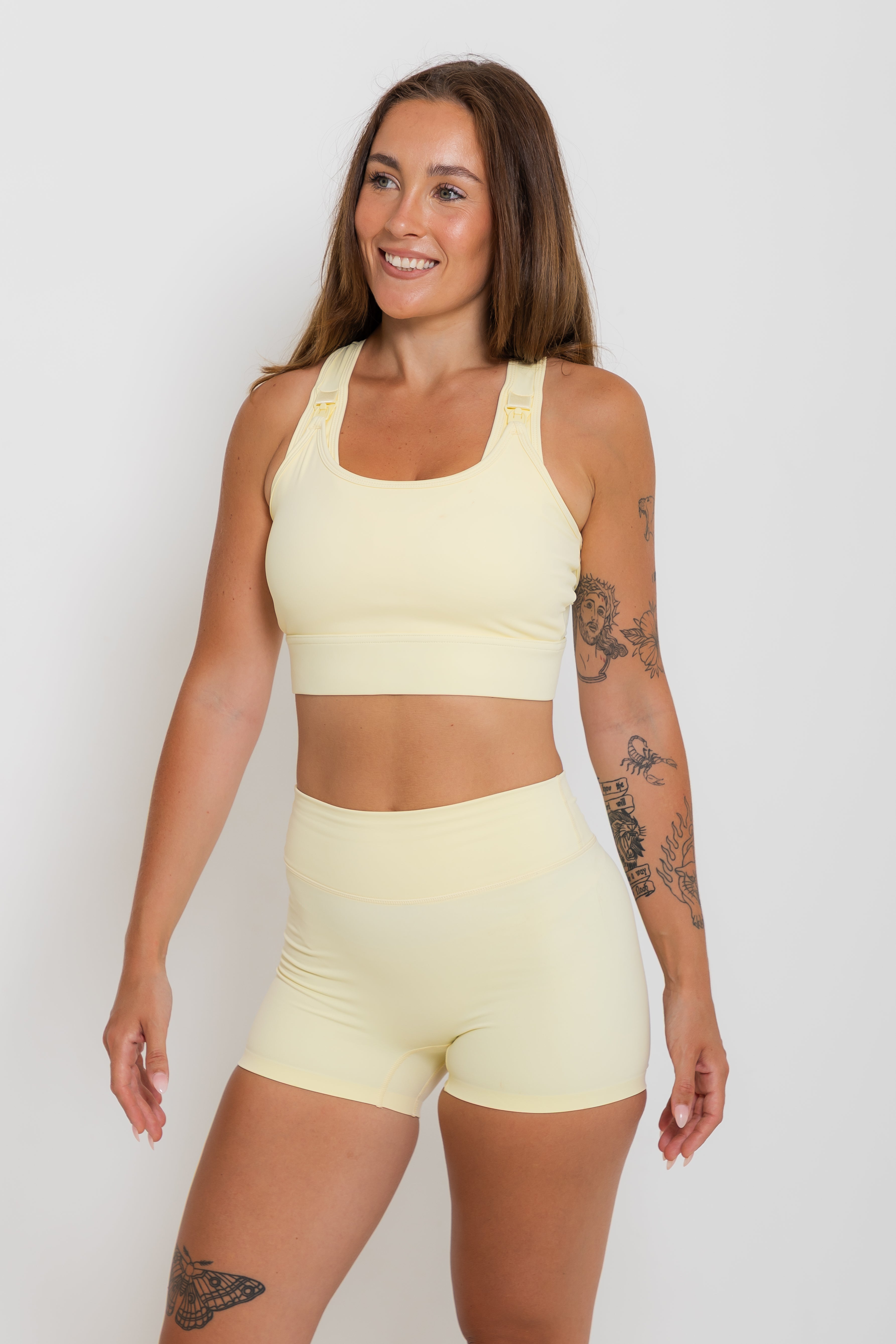 Nursing Sports Bra - High Velocity Maximum Support - Sunshine