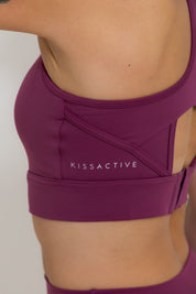 Nursing Sports Bra - High Velocity Maximum Support - Grape