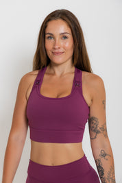 Nursing Sports Bra - High Velocity Maximum Support - Grape