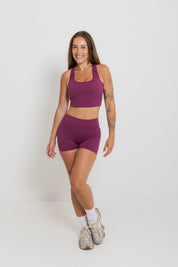 Nursing Sports Bra - High Velocity Maximum Support - Grape