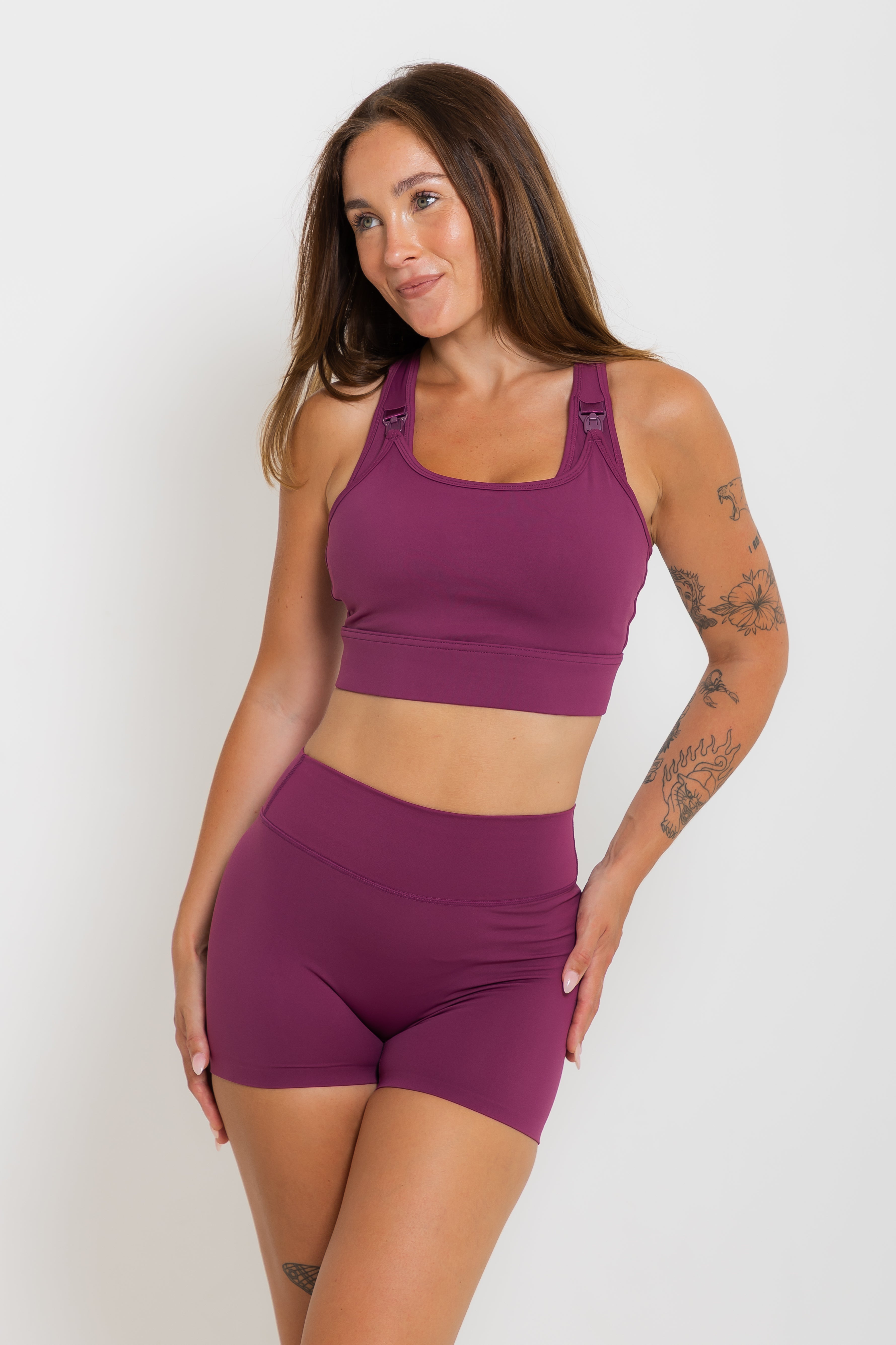 The Sculpt Short - Grape