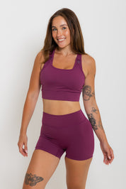 The Sculpt Short - Grape